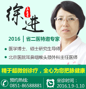 贵州省第二人民医院特邀北京医院耳鼻喉科主任徐进来院亲诊